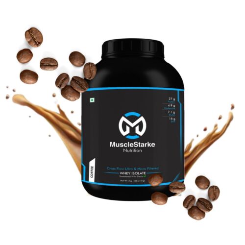 Musclestarke Whey Protein Isolate (Coffee) – 2KG, 60 servings